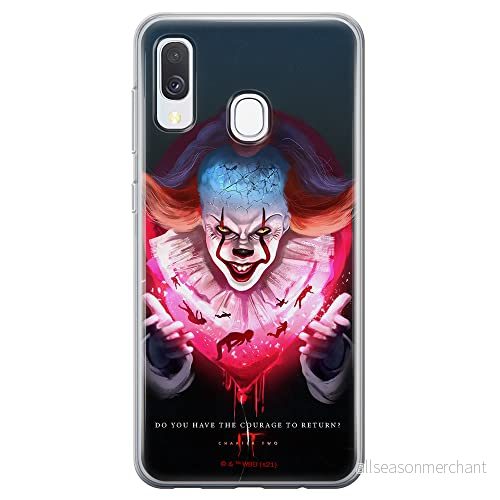 ERT GROUP mobiltelefonfodral för Samsung A40 originalt och officiellt licensierat Horror mönster It 020 optimalt anpassad till formen på mobiltelefonen, fodral tillverkad av TPU plast 5905131999320