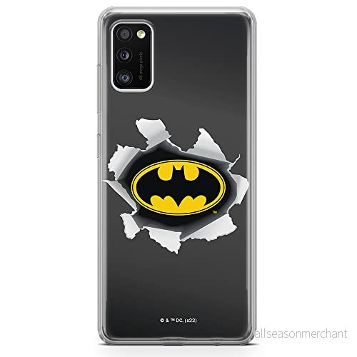 ERT GROUP mobiltelefonfodral för Samsung A41 originalt och officiellt licensierat DC mönster Batman 059 optimalt anpassad till formen på mobiltelefonen, fodral tillverkad av TPU plast 5905131535085