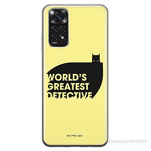ERT GROUP mobiltelefonfodral för Xiaomi REDMI 10 originalt och officiellt licensierat DC mönster Batman 051 anpassad till formen på mobiltelefonen, fodral tillverkad av TPU plast 5905131544018