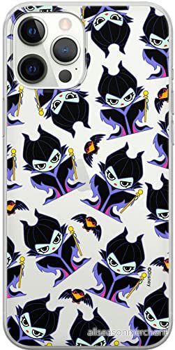 ERT GROUP mobiltelefonfodral för Iphone 12/12 PRO originalt och officiellt licensierat Disney mönster Maleficent 004 optimalt anpassad till formen på mobiltelefonen, gedeeltelijk transparant 5905131483799