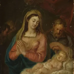 Målning av Den heliga familjen - Bartholomäus Ignaz Weiss - Bild 2