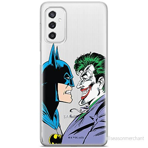 ERT GROUP mobiltelefonfodral för Samsung M52 5G originalt och officiellt licensierat DC mönster Batman & Joker 005 optimalt anpassad till formen på mobiltelefonen, gedeeltelijk transparant 5905131503329