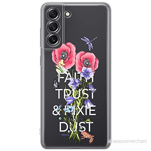 ERT GROUP mobiltelefonfodral för Samsung S21 FE originalt och officiellt licensierat Disney mönster Tinker Bell 003 optimalt anpassad till formen på mobiltelefonen, fodral tillverkad av TPU plast 5904805666124