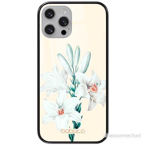 ERT GROUP mobiltelefonfodral för Apple Iphone 13 PRO MAX originalt och officiellt licensierat Babaco mönster Flowers 039 tillverkad av härdat glas, skyddsfodral 5905131309600