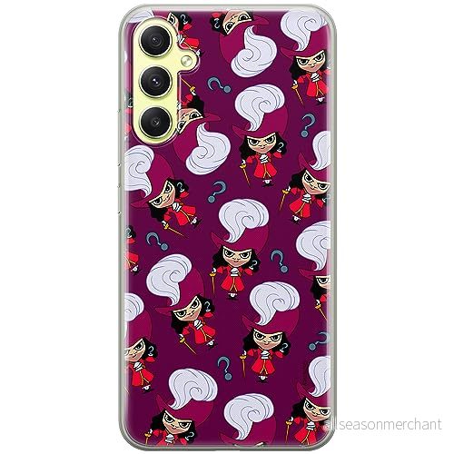 ERT GROUP mobiltelefonfodral för Samsung A34 5G originalt och officiellt licensierat Disney mönster James Hook 002 optimalt anpassad till formen på mobiltelefonen, fodral tillverkad av TPU plast 5905511784973