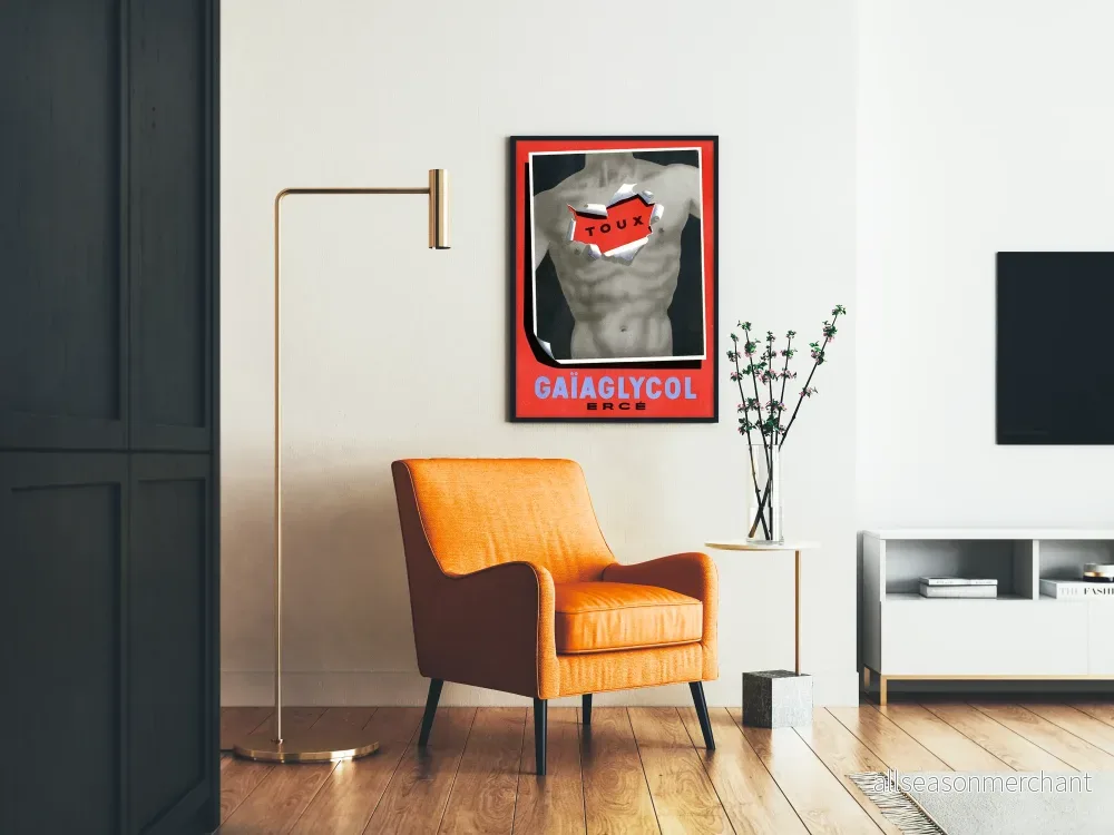 Vintage reklamposter Gaïaglycol Toux - Bild 2