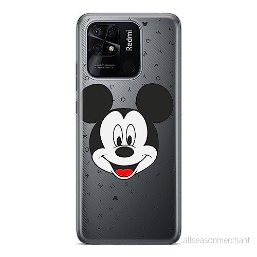 ERT GROUP mobiltelefonfodral för Xiaomi REDMI 10C originalt och officiellt licensierat Disney mönster Mickey 020 optimalt anpassad till formen på mobiltelefonen, gedeeltelijk transparant 5905511540333