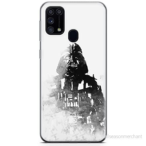 ERT GROUP mobiltelefonfodral för Samsung M31 originalt och officiellt licensierat Star Wars mönster Darth Vader 008 optimalt anpassad till formen på mobiltelefonen, fodral tillverkad av TPU plast 5904805482595