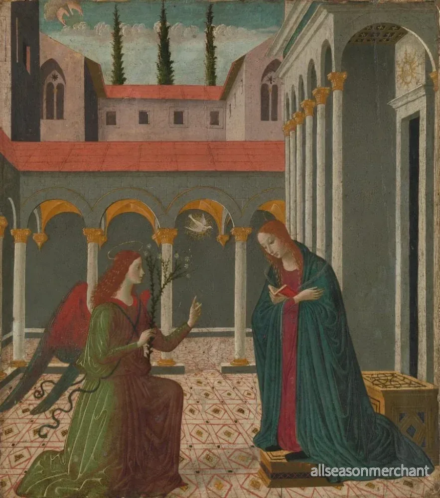 L'Annonciation - Alesso di Benozzo | Konsttryck - Bild 2