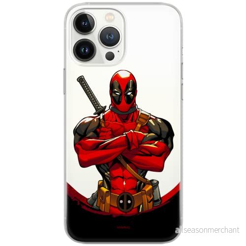 ERT GROUP mobiltelefonfodral för Samsung A50/A50s/A30s originalt och officiellt licensierat Marvel mönster Deadpool 006 Vit optimalt anpassad till formen på mobiltelefonen, gedeeltelijk transparant 5902980865691