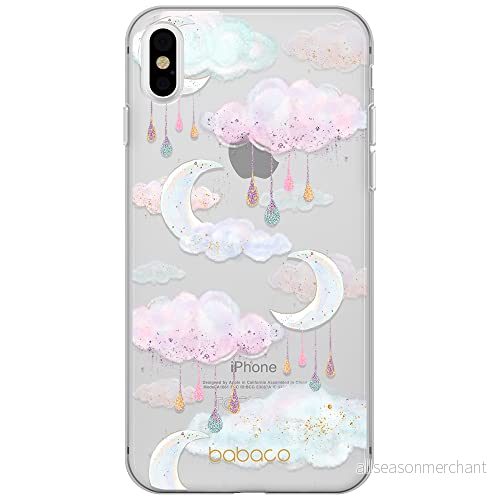 ERT GROUP mobiltelefonfodral för Apple Iphone X/XS originalt och officiellt licensierat Babaco mönster Sky 001 Vit optimalt anpassad till formen på mobiltelefonen, gedeeltelijk transparant 5904805420245
