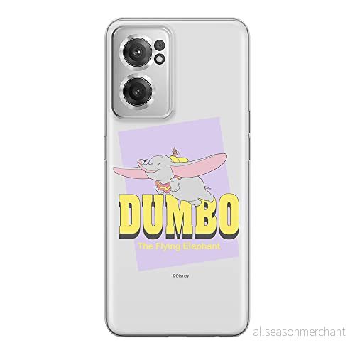 ERT GROUP mobiltelefonfodral för Oneplus NORD CE 2 originalt och officiellt licensierat Disney mönster Dumbo 005 optimalt anpassad till formen på mobiltelefonen, fodral tillverkad av TPU plast 5905511281304