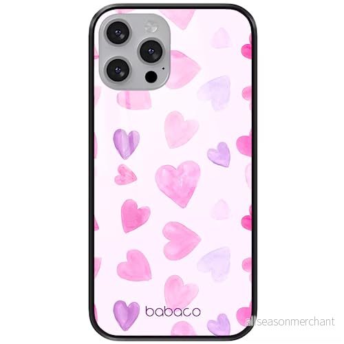 ERT GROUP mobiltelefonfodral för Apple Iphone 13 PRO originalt och officiellt licensierat Babaco mönster Hearts 005 tillverkad av härdat glas, skyddsfodral 5904805881022
