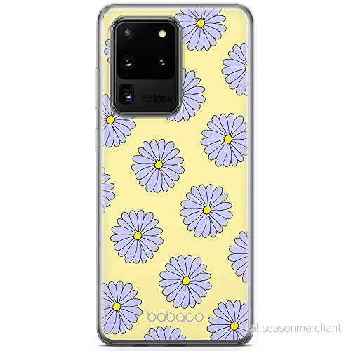 ERT GROUP Mobiltelefonskal för Samsung S20 Ultra original och officiellt licensierad Babaco mönster blommor 021 perfekt anpassad till mobiltelefonens form, TPU fodral 5903932648676