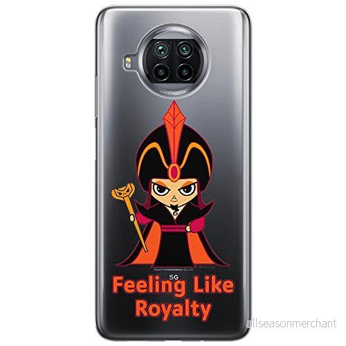 ERT GROUP mobiltelefonfodral för Xiaomi MI 10T LITE/REDMI NOTE 9 PRO 5G originalt och officiellt licensierat Disney mönster Jafar 001 anpassad till formen på mobiltelefonen, gedeeltelijk transparant 5905131409065
