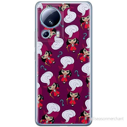 ERT GROUP mobiltelefonfodral för Xiaomi 13 LITE/CIVI 2 originalt och officiellt licensierat Disney mönster James Hook 002 anpassad till formen på mobiltelefonen, fodral tillverkad av TPU plast 5905511927677
