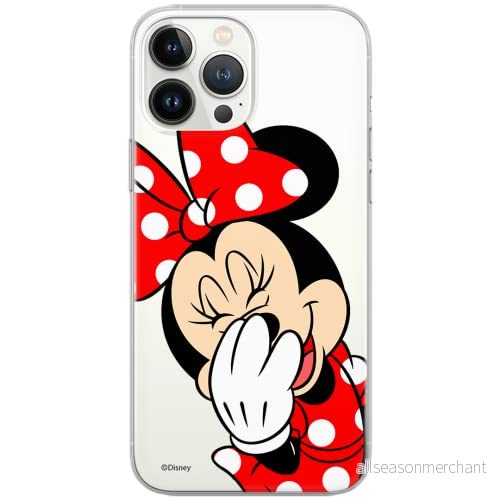 ERT GROUP mobiltelefonfodral för Huawei P30 Lite originalt och officiellt licensierat Disney mönster Minnie 006 Vit optimalt anpassad till formen på mobiltelefonen, gedeeltelijk transparant 5902980424508