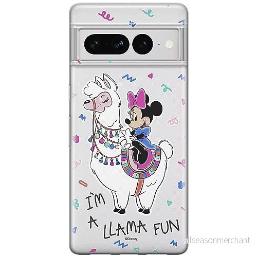 ERT GROUP mobiltelefonfodral för Google PIXEL 7 PRO originalt och officiellt licensierat Disney mönster Minnie 049 optimalt anpassad till formen på mobiltelefonen, gedeeltelijk transparant 5905795179274