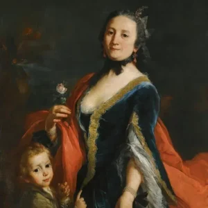 Målning Portrait d'une dame - Alessandro Longhi | Konsttryck - Bild 2