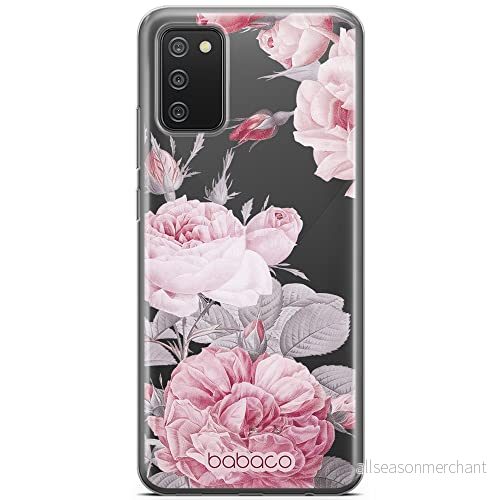 ERT GROUP mobiltelefonfodral för Samsung A02S originalt och officiellt licensierat Babaco mönster Flowers 050 optimalt anpassad till formen på mobiltelefonen, gedeeltelijk transparant 5905131348296