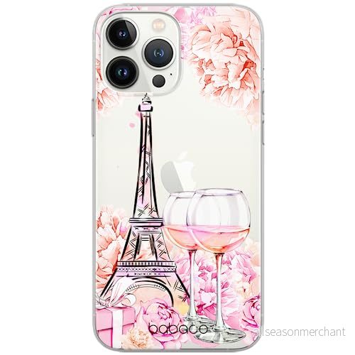 ERT GROUP mobiltelefonfodral för Apple Iphone 13 PRO originalt och officiellt licensierat Babaco mönster Paris 001 optimalt anpassad till formen på mobiltelefonen, gedeeltelijk transparant 5904805399329