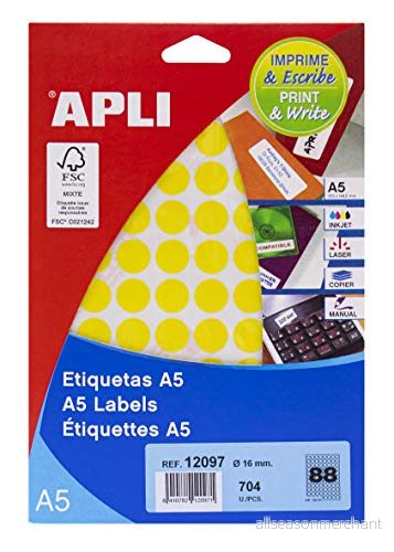 Apli 12097 Blister med etiketter 8410782120971