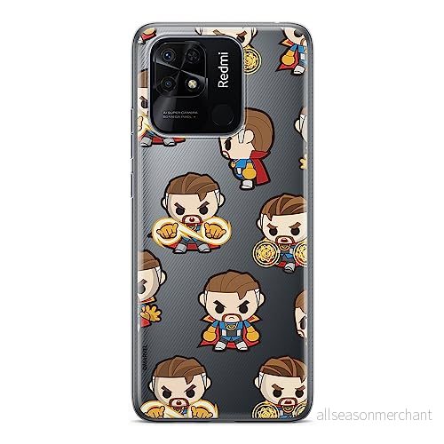 ERT GROUP mobiltelefonfodral för Xiaomi REDMI 10C originalt och officiellt licensierat Marvel mönster Dr Strange 001 optimalt anpassad till formen på mobiltelefonen, gedeeltelijk transparant 5905511547196