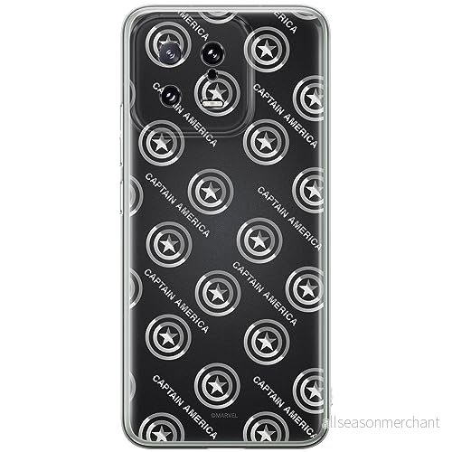 ERT GROUP mobiltelefonfodral för Xiaomi 13 originalt och officiellt licensierat Marvel mönster Capitan America 012 optimalt anpassad till formen på mobiltelefonen, fodral tillverkad av TPU plast 5905511897260