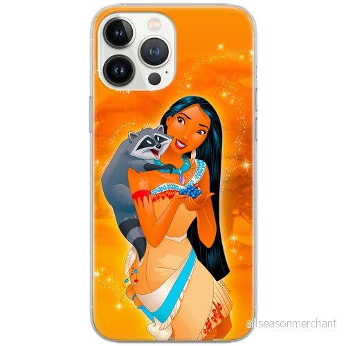 ERT GROUP mobiltelefonfodral för Huawei P30 Lite originalt och officiellt licensierat Disney mönster Pocahontas and Meeko 001 Vit anpassad till formen på mobiltelefonen, fodral tillverkad av TPU plast 5902980424812