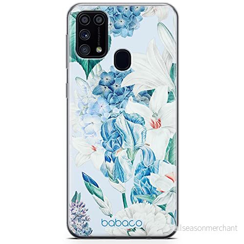 ERT GROUP mobiltelefonfodral för Samsung M31 originalt och officiellt licensierat Babaco mönster Flowers 026 optimalt anpassad till formen på mobiltelefonen, fodral tillverkad av TPU plast 5905131259974
