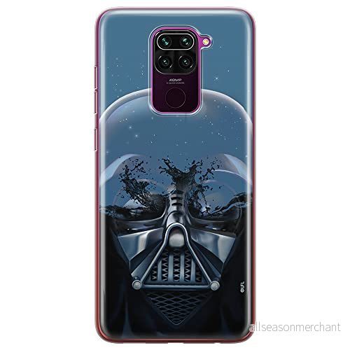 ERT GROUP mobiltelefonfodral för Xiaomi REDMI NOTE 9 originalt och officiellt licensierat Star Wars mönster Darth Vader 026 anpassad till formen på mobiltelefonen, fodral tillverkad av TPU plast 5903040333952