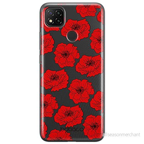ERT GROUP mobiltelefonfodral för Xiaomi REDMI 9C originalt och officiellt licensierat Babaco mönster Flowers 018 optimalt anpassad till formen på mobiltelefonen, gedeeltelijk transparant 5903932634617