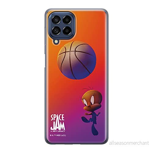 ERT GROUP mobiltelefonfodral för Samsung M33 5G originalt och officiellt licensierat Looney Tunes mönster Space Jam 014 optimalt anpassad till formen på mobiltelefonen, fodral tillverkad av TPU plast 5905511356903