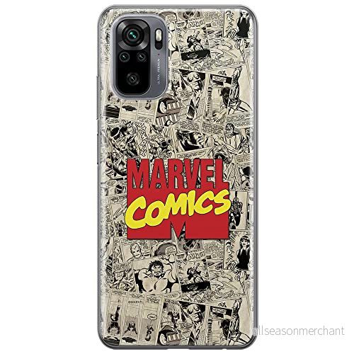 ERT GROUP mobiltelefonfodral för Xiaomi REDMI NOTE 10/ 10S originalt och officiellt licensierat Marvel mönster 004 optimalt anpassad till formen på mobiltelefonen, fodral tillverkad av TPU plast 5903537184043