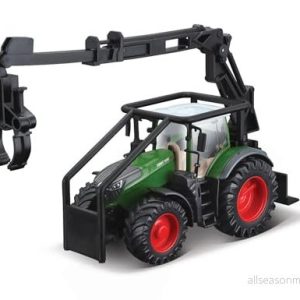 Bburago B18 31670 10 cm FENDT 1050 Vario traktor med frontlastare och 3 loggar, blandade färger 4893993316700 Bburago B18 31670 10 cm FENDT 1050 Vario traktor med frontlastare och 3 loggar, blandade färger 4893993316700