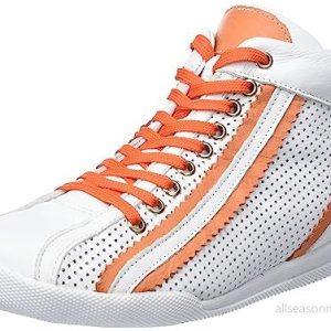 Andrea Conti Damsneakers, vit/papaya, 42 EU, Vit papaya, EU 4065139992639