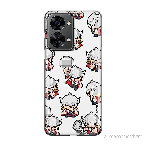 ERT GROUP mobiltelefonfodral för Oneplus NORD 2T 5G originalt och officiellt licensierat Marvel mönster Thor 007 optimalt anpassad till formen på mobiltelefonen, fodral tillverkad av TPU plast 5905511270575
