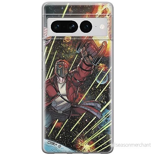 ERT GROUP mobiltelefonfodral för Google PIXEL 7 PRO originalt och officiellt licensierat Marvel mönster Star Lord 004 optimalt anpassad till formen på mobiltelefonen, fodral tillverkad av TPU plast 5905795182052