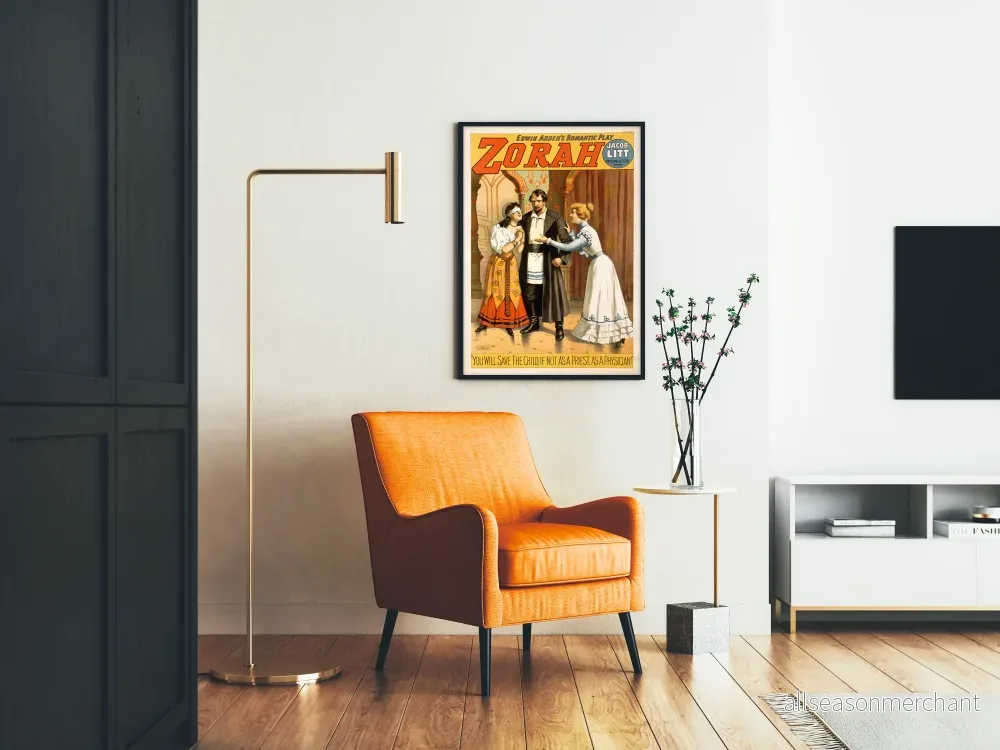Vintageposter Zorah romantisk del av Edwin Arden - Bild 2