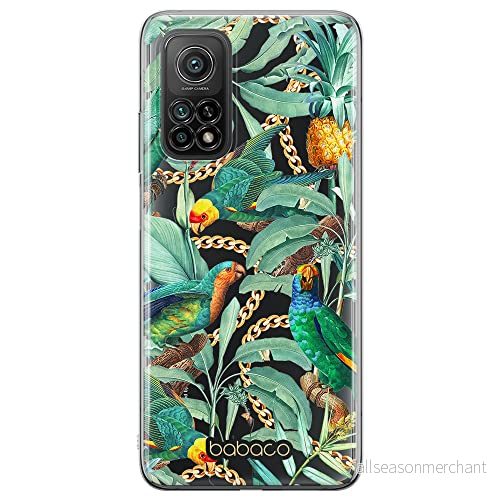 ERT GROUP mobiltelefonfodral för Xiaomi MI 10 LITE originalt och officiellt licensierat Babaco mönster Flowers 058 optimalt anpassad till formen på mobiltelefonen, gedeeltelijk transparant 5905131370693