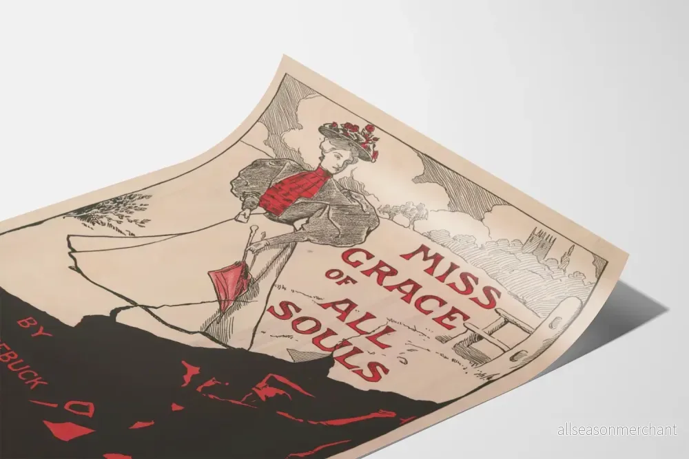 Vintageposter Miss Grace of All Souls av William Tirebuck - Bild 3
