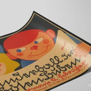 Vintageposter med stiliserade barn för väggdekoration - Bild 2