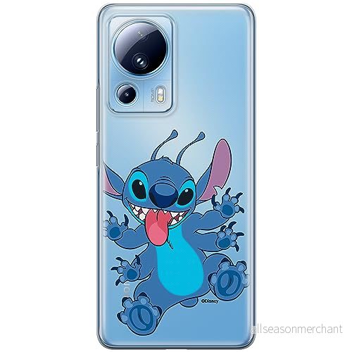 ERT GROUP mobiltelefonfodral för Xiaomi 13 LITE/CIVI 2 originalt och officiellt licensierat Disney mönster Stitch 019 optimalt anpassad till formen på mobiltelefonen, gedeeltelijk transparant 5905511926830