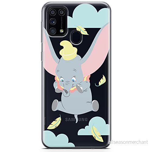 ERT GROUP mobiltelefonfodral för Samsung M31 originalt och officiellt licensierat Disney mönster Dumbo 014 optimalt anpassad till formen på mobiltelefonen, gedeeltelijk transparant 5903537074061