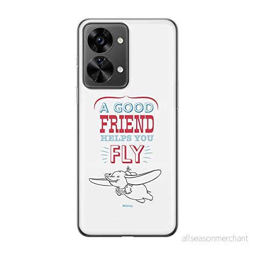 ERT GROUP mobiltelefonfodral för Oneplus NORD 2T 5G originalt och officiellt licensierat Disney mönster Dumbo 004 optimalt anpassad till formen på mobiltelefonen, fodral tillverkad av TPU plast 5905511264680