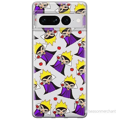 ERT GROUP mobiltelefonfodral för Google PIXEL 7 PRO originalt och officiellt licensierat Disney mönster The Evil Queen 003 optimalt anpassad till formen på mobiltelefonen, gedeeltelijk transparant 5905795173180
