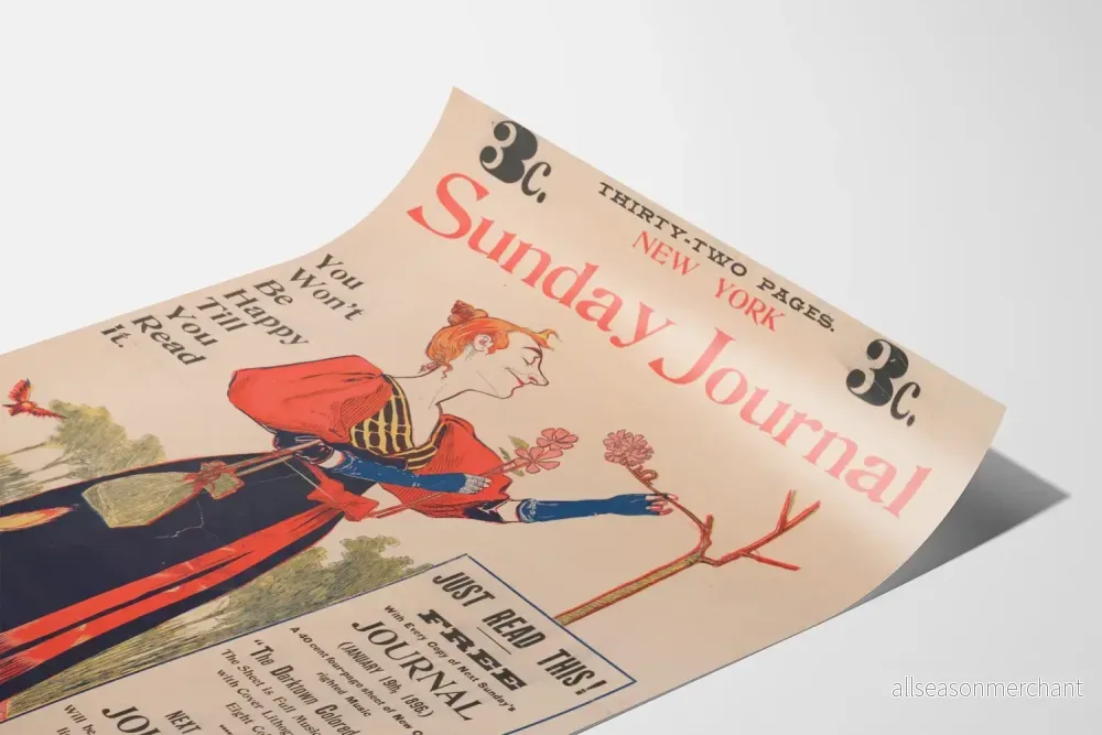 Vintageposter av New York Sunday Journal - Bild 3