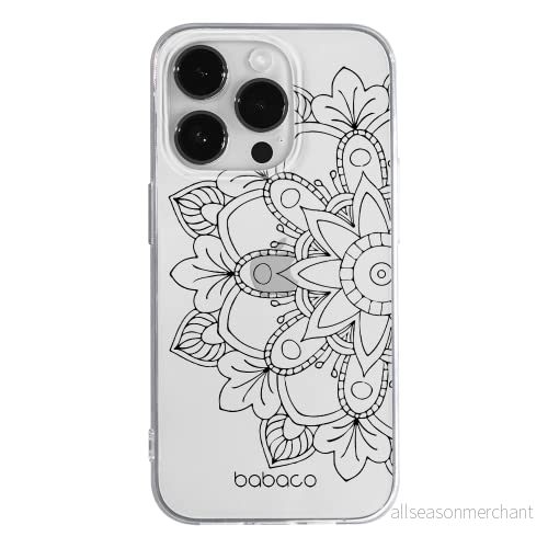 ERT GROUP mobiltelefonfodral för Apple Iphone 14 PRO originalt och officiellt licensierat Babaco mönster Mandalas 005 optimalt anpassad till formen på mobiltelefonen, gedeeltelijk transparant 5905131919328