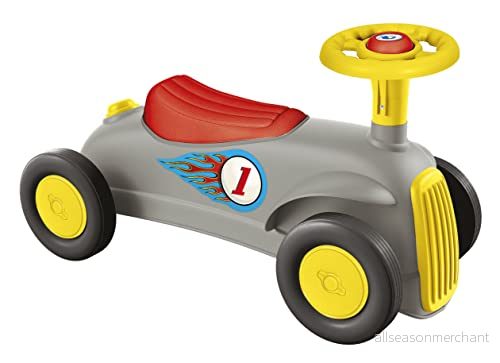 Clementoni Vintage 17700 racerbil, tillverkad i Italien, Play for Future, första stegbil, flerfärgad, barnlek 1 år 8005125177004