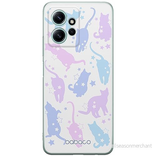ERT GROUP mobiltelefonfodral för Xiaomi REDMI NOTE 12 4G originalt och officiellt licensierat Babaco mönster Cats 016 optimalt anpassad till formen på mobiltelefonen, fodral tillverkad av TPU plast 5905511946692